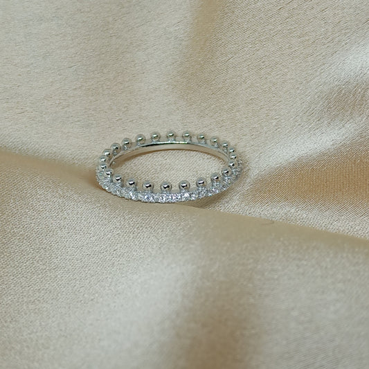 DEWI - 925 Sterling Silver Tiara Band Ring