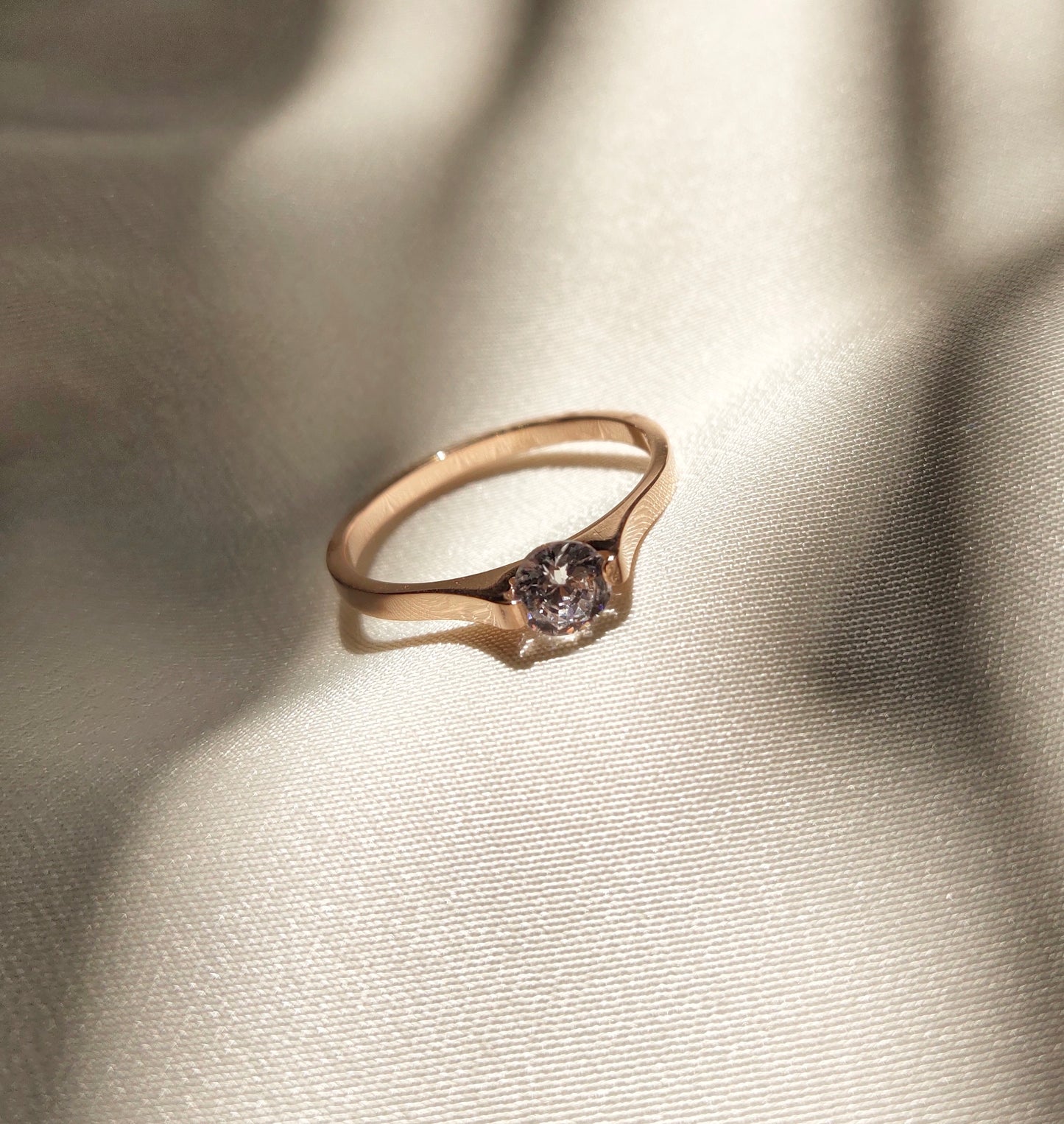 Elegantly Stainless Steel Fashion Ring